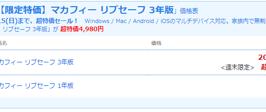 セキュリティソフトをセール価格で安く購入する方法！(マカフィー・カスペルスキー・アンラボが最大80%OFF)